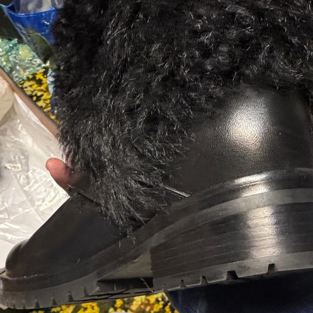 Coach Women's Black Fur Boots - Picture 5 of 8